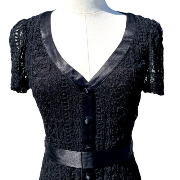Betsey Johnson Lace Dress VINTAGE BLACK LABEL - Picture 3 of 7